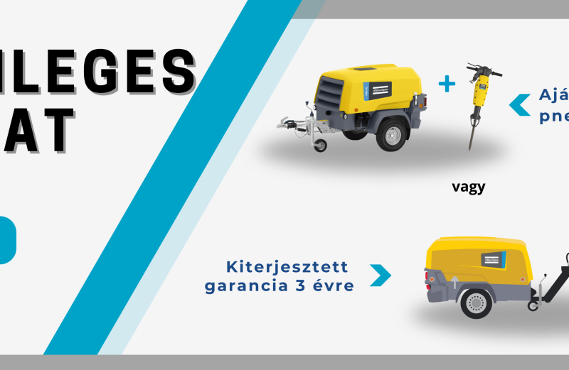 Atlas Copco különleges ajánlata Kompresszorokra