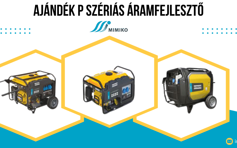 Atlas Copco különleges ajánlata Áramfejlesztőkre