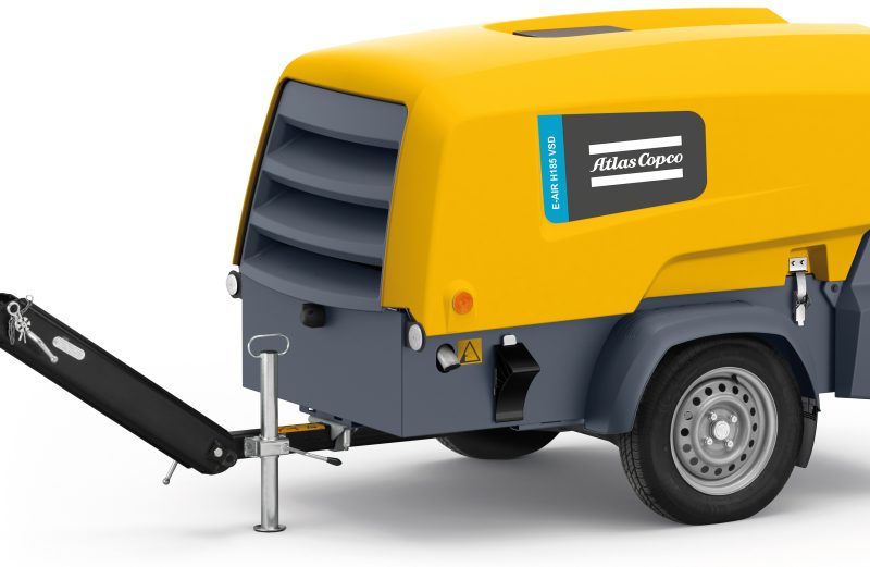 Raktárról elérhető Atlas Copco elektromos mobilkompresszorok – kedvező készletárakon
