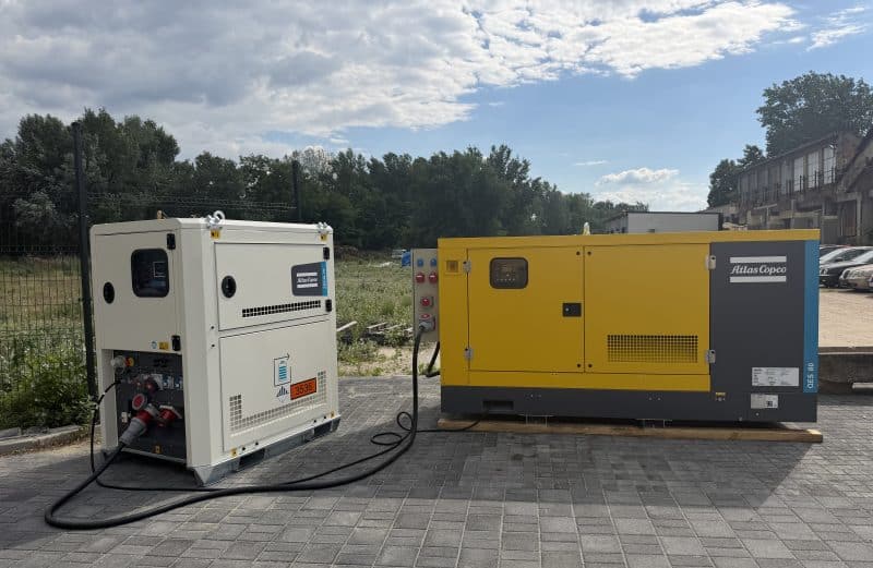 Atlas Copco áramtároló