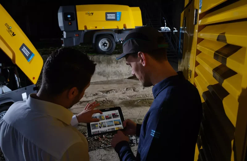 hordozható kompresszor szerelő