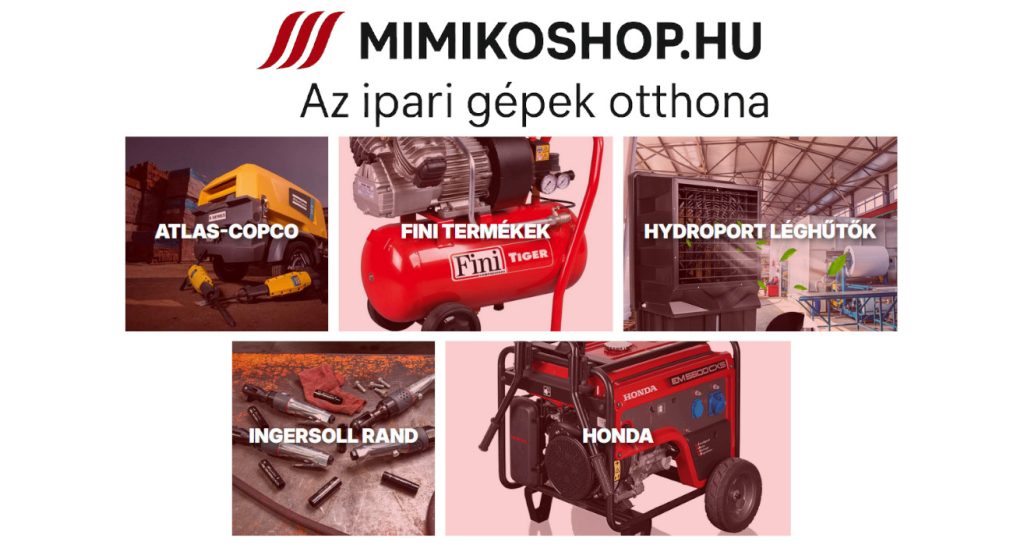 Bemutatkozik a mimikoshop.hu – Az ipari gépek új otthona